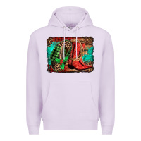 Lilac country boots Christmas Premium Hoodie - Jasminsmagicworld