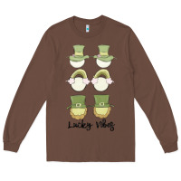 Chestnut lucky vibes Long Sleeve Tee - MaliasSmallBusiness