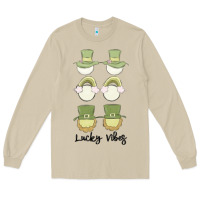 Mushroom lucky vibes Long Sleeve Tee - MaliasSmallBusiness