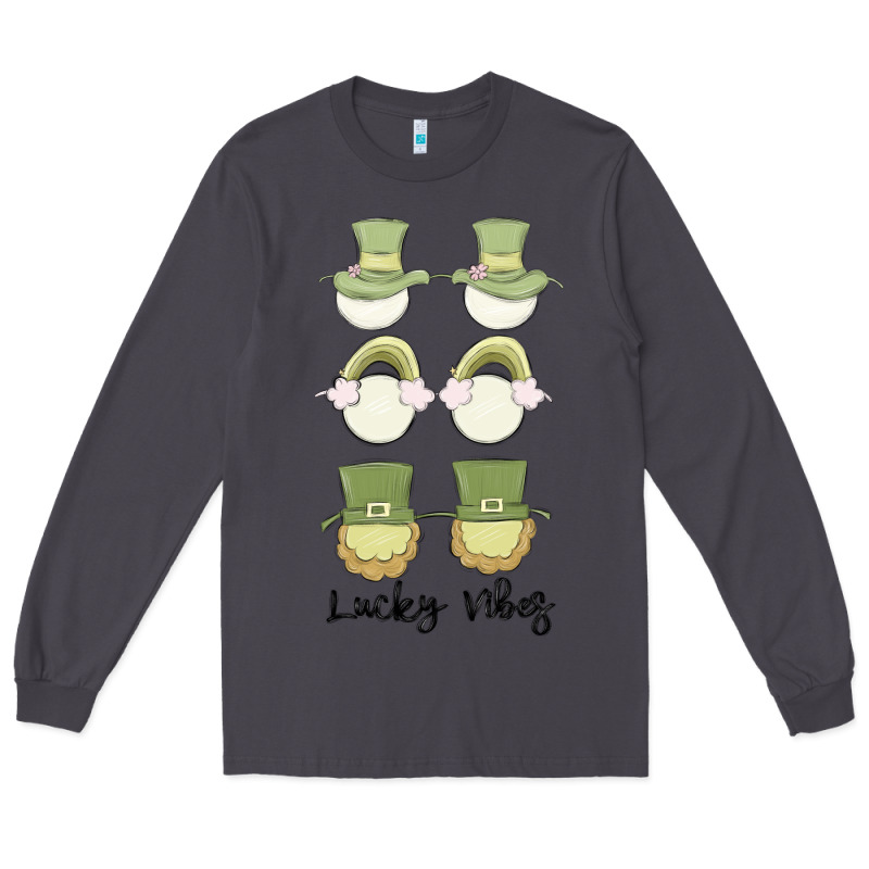 Lucky Vibes Long Sleeve Tee by MaliasSmallBusiness | Teevron
