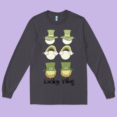 Long Sleeve Tee lucky vibes