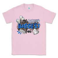 Bubblegum Pink little sister biggest fan volleyball Classic Tee - Zillion Design Studio