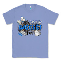 Colony Blue little sister biggest fan volleyball Classic Tee - Zillion Design Studio