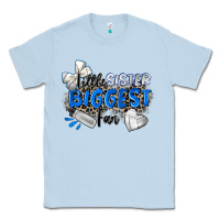 Dusty Blue little sister biggest fan volleyball Classic Tee - Zillion Design Studio