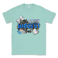 Seafoam little sister biggest fan volleyball Classic Tee - Zillion Design Studio