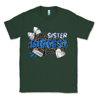Sports Green little sister biggest fan volleyball Classic Tee - Zillion Design Studio