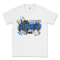 White little sister biggest fan volleyball Classic Tee - Zillion Design Studio