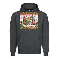 Smoke Cafecito y chisme coffee cups Zipper Hoodie - Zillion Design Studio