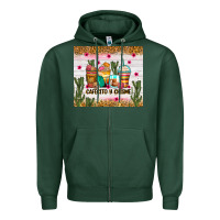 Sports Green Cafecito y chisme coffee cups Zipper Hoodie - Zillion Design Studio