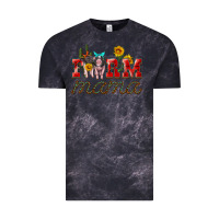 Cloud Black farm mama with pigs Vintage Tee - Artiststas
