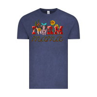 Vintage Denim farm mama with pigs Vintage Tee - Artiststas