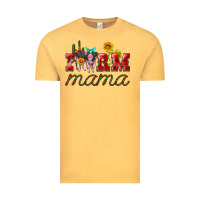 Vintage Mustard farm mama with pigs Vintage Tee - Artiststas