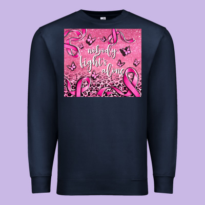 Nobody Fight's Alone Premium Sweatshirt Designed By Adodesignshop