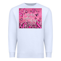 White nobody fight's alone Premium Sweatshirt - AdoDesignShop