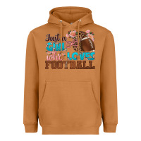 Meerkat just a girl who loves football Heavyweight Hoodie - HRA Design Shop