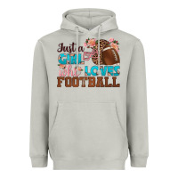 Moon Dust just a girl who loves football Heavyweight Hoodie - HRA Design Shop