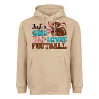 Mushroom just a girl who loves football Heavyweight Hoodie - HRA Design Shop