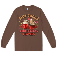 Chestnut hot cocoa and christmas movies Long Sleeve Tee - MaliasSmallBusiness
