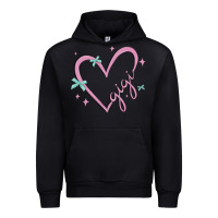 Black gigi with heart and ribbons Urban Hoodie - MaliasSmallBusiness
