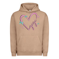 Pigment Burro gigi with heart and ribbons Urban Hoodie - MaliasSmallBusiness