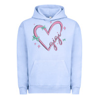 Pigment Grape Ice gigi with heart and ribbons Urban Hoodie - MaliasSmallBusiness