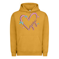 Pigment Peanut Butter gigi with heart and ribbons Urban Hoodie - MaliasSmallBusiness
