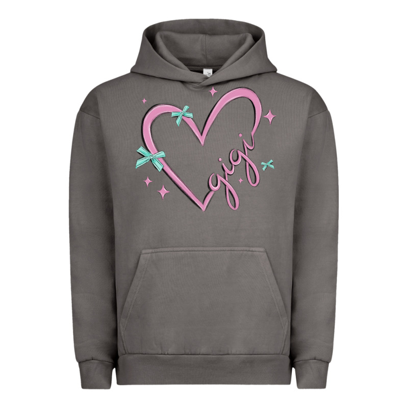 Gigi With Heart And Ribbons Urban Hoodie by MaliasSmallBusiness | Teevron
