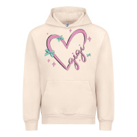 Sandshell gigi with heart and ribbons Urban Hoodie - MaliasSmallBusiness