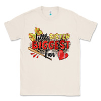 Natural little sister biggest fan softball Classic Tee - Zillion Design Studio