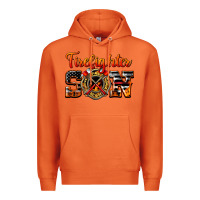 Carrot American Flag Firefighter Son Premium Hoodie - LillyAllenDesigns