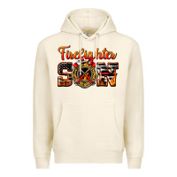 Tofu American Flag Firefighter Son Premium Hoodie - LillyAllenDesigns