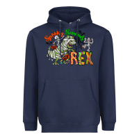 Navy spooky sourus Heavyweight Hoodie - CowhideDigitalArt