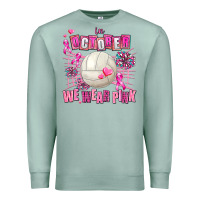Seafoam in october we wear pink volleyball Premium Sweatshirt - AdoDesignShop