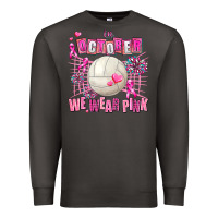 Smoke in october we wear pink volleyball Premium Sweatshirt - AdoDesignShop