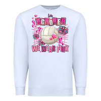 White in october we wear pink volleyball Premium Sweatshirt - AdoDesignShop