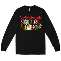 Black santas favorite soccer player Long Sleeve Tee - MaliasSmallBusiness