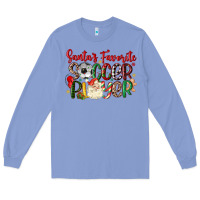Colony Blue santas favorite soccer player Long Sleeve Tee - MaliasSmallBusiness