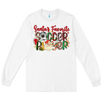 White santas favorite soccer player Long Sleeve Tee - MaliasSmallBusiness