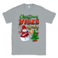 Heather Grey christmas vibes only Classic Tee - BundleAndBundleShop
