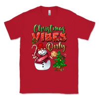 Red christmas vibes only Classic Tee - BundleAndBundleShop