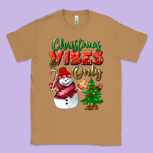 Christmas Vibes Only Classic Tee Designed By Bundleandbundleshop