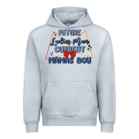 Heather Grey future ladies man current mamas boy Urban Hoodie - MaliasSmallBusiness
