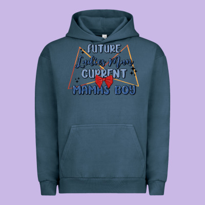 Future Ladies Man Current Mamas Boy Urban Hoodie Designed By Maliassmallbusiness