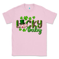 Bubblegum Pink Lucky Baby With Pig Classic Tee - RanaPortraitStore