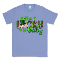 Colony Blue Lucky Baby With Pig Classic Tee - RanaPortraitStore
