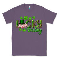 Lavender Lucky Baby With Pig Classic Tee - RanaPortraitStore
