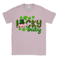 Lilac Lucky Baby With Pig Classic Tee - RanaPortraitStore