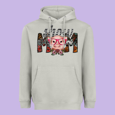 Show Mom Heavyweight Hoodie Designed By Sublimationcraftshop