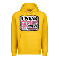 Lemon i wear pink for my mom breast cancer awareness Premium Hoodie - Jasminsmagicworld