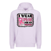 Lilac i wear pink for my mom breast cancer awareness Premium Hoodie - Jasminsmagicworld